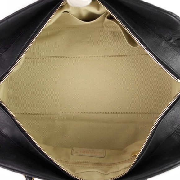 CHANEL Black Quilted Iridescent Calfskin Leather Chain Strap Bowling Bag - Picture 7 of 10